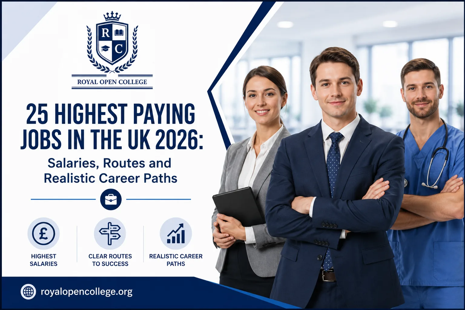 25 Highest Paying Jobs in the UK 2026 - Salaries, Routes and Realistic Career Paths
