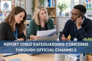 REPORT CHILD SAFEGUARDING CONCERNS THROUGH OFFICIAL CHANNELS