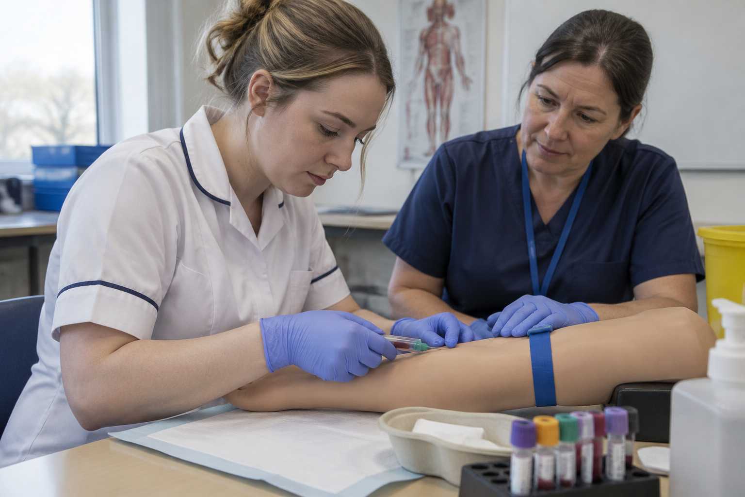Supervised venepuncture practice