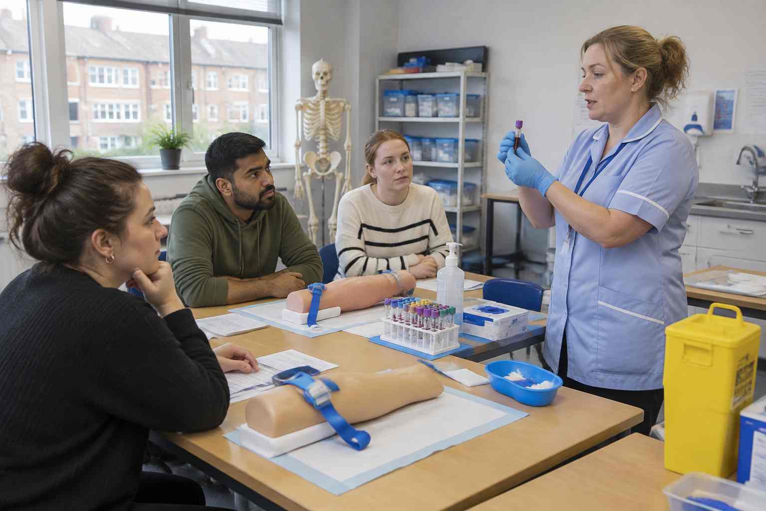 Observed assessment during the practical day
